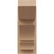 Ekena Millwork 8-in W x 16-in D x 20-in H Balboa Slat Rough Cedar Woodgrain TimberThane Outlooker, Primed Tan OUTUR080X16X20BOA24RCPR - alternate 3